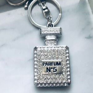 Diamond Rhinestone with silver hardware